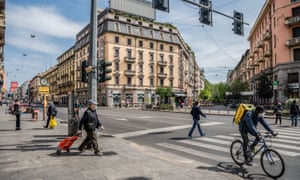 Corso Buenos Aires en el centro de Milán.