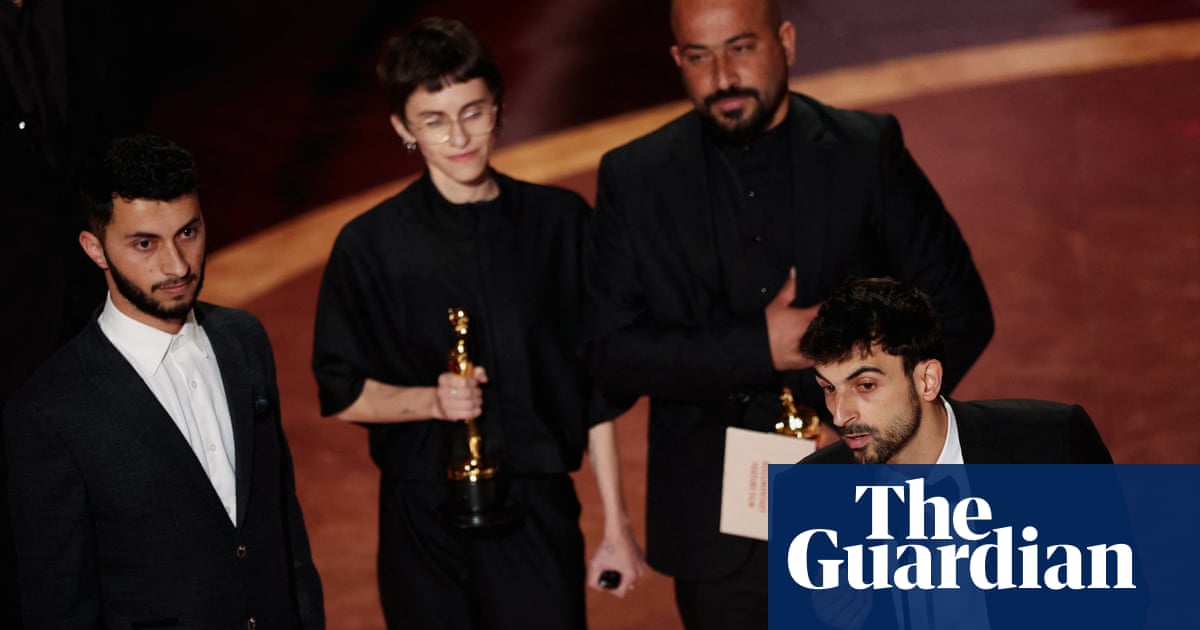 No Other Land directors criticise US as they accept documentary Oscar: ‘US foreign policy is helping block the path’ to peace