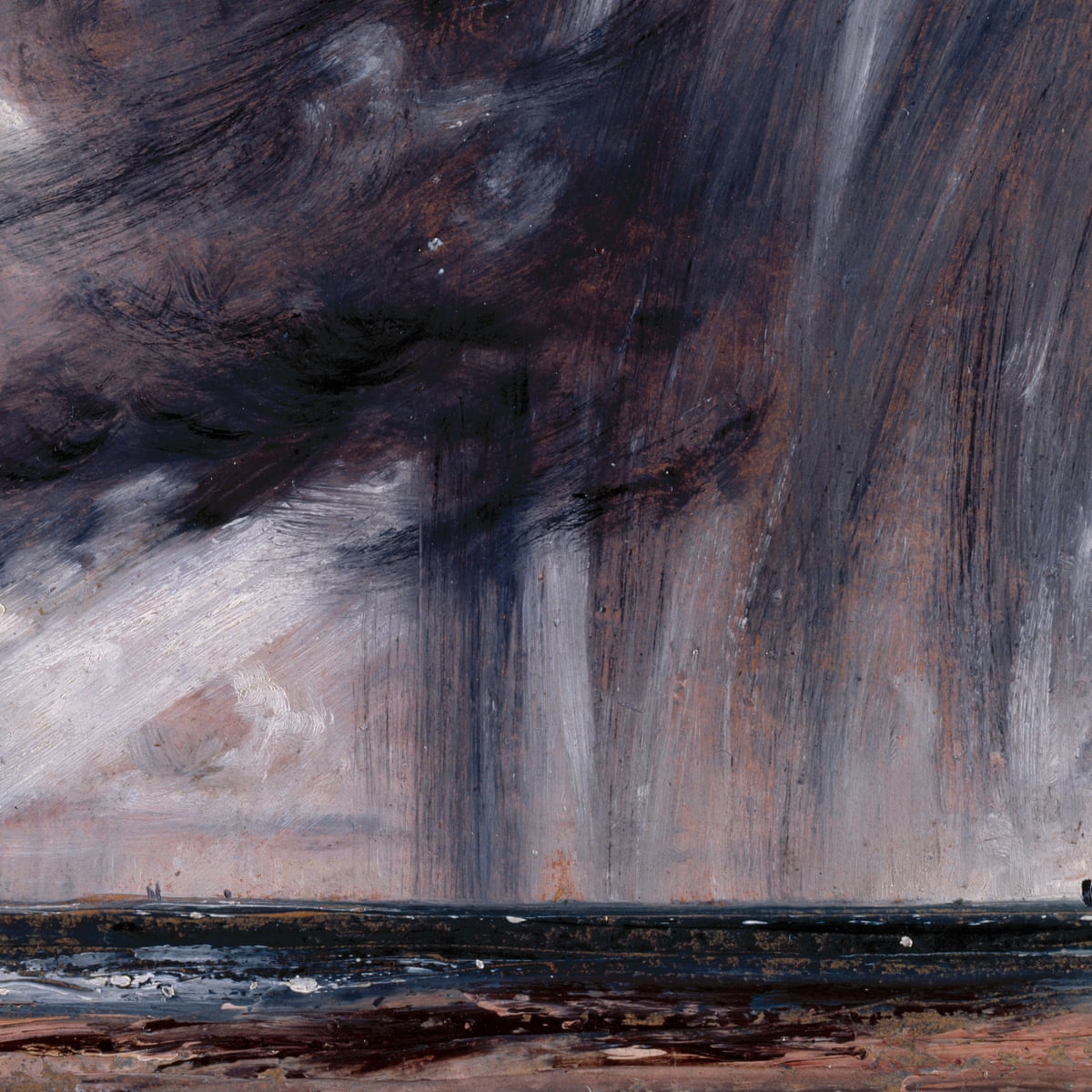 John Constable S Rainstorm Over The Sea The Landscape Of A Troubled Mind Art The Guardian
