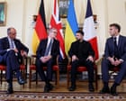 Ukraine war live: Zelenskyy in Downing Street for peace plan talks as Merz says Germany ‘sceptical’ about some US proposals