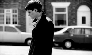 Sam Riley as Ian Curtis in Control.