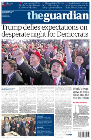 Image result for the guardian trump cover