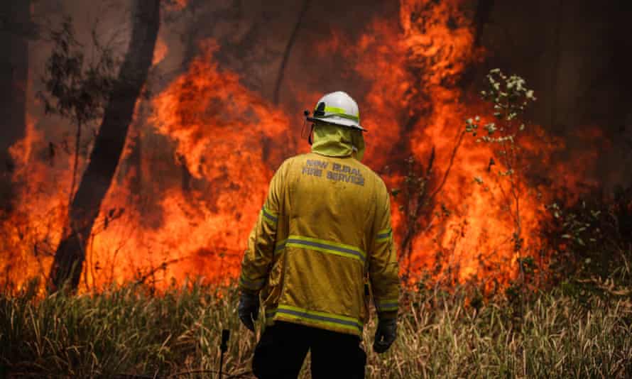 A back-burning operation in New South Wales, Australia