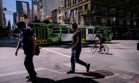 People on the street in Melbourne’s CBD
