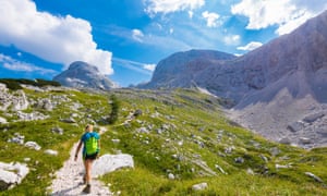 Hiking in Triglav national park, Slovenia