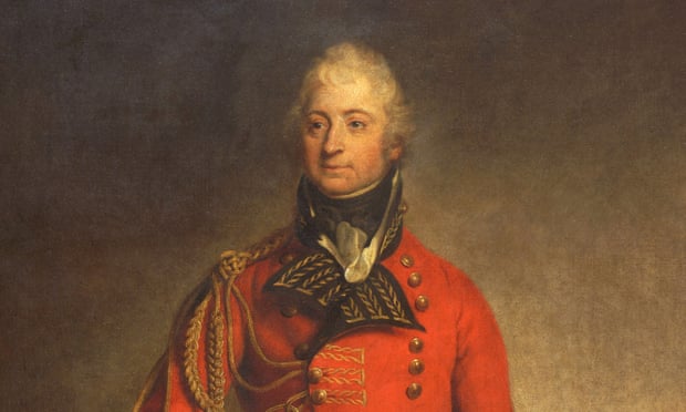 A crop of the portrait of Picton