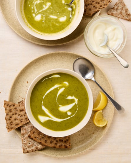 Trine Hanne’s chilled cucumber soup.