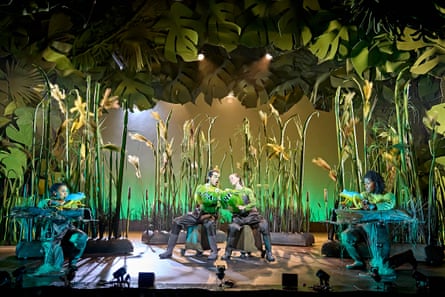 Robyn Sinclair, Lawrence Hodgson-Mullings, Philippa Hogg and Charis Alexandra in The Enormous Crocodile.