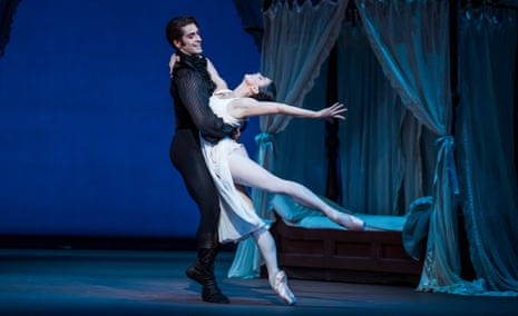 Reece Clarke as Onegin and Natalia Osipova as Tatiana in the Royal Ballet’s Onegin.