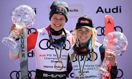 Shiffrin and Odermatt become first skiers to top $1m in single World Cup season