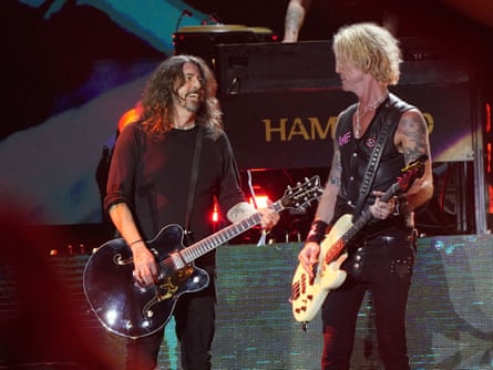 Dave Grohl and Duff McKagen.