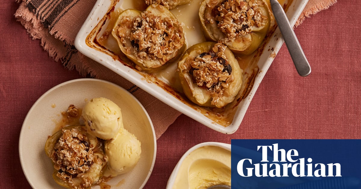 Helen Goh's recipe for baked apples with lemon and tahini | The sweet spot