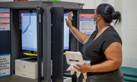 New state-issued voting machines proved problematic in a number of locations in Georgia’s primary.