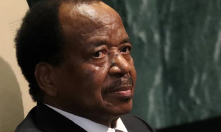 Cameroon’s francophone president Paul Biya.