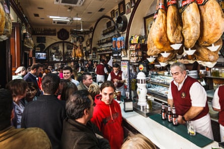 A traditional tapas bar in Almería