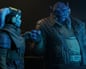 In Star Wars Zero Company, a small blue character fist-bumps a larger horned, fanged creature