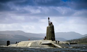 Scuppered? ... HMS Vigilant, one of the submarines Corbyn might consider deploying without nuclear missiles
