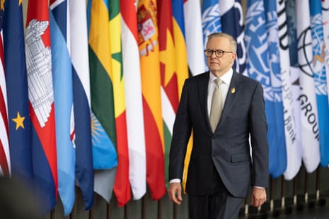 Anthony Albanese at the G20 in Bali.