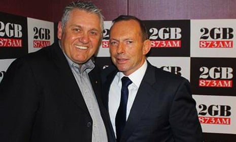 Ray Hadley, shown with Tony Abbott i
