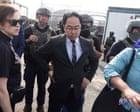 US senator says he was pepper-sprayed by federal agents during protest at ICE facility