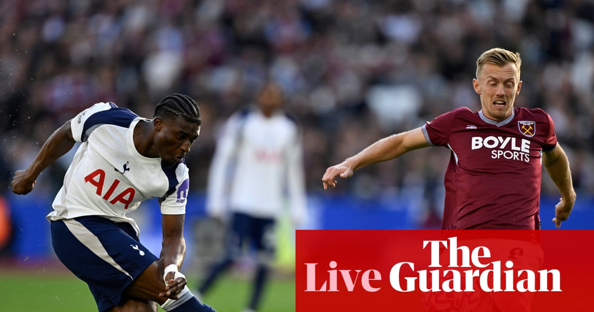 West Ham v Tottenham: Premier League live