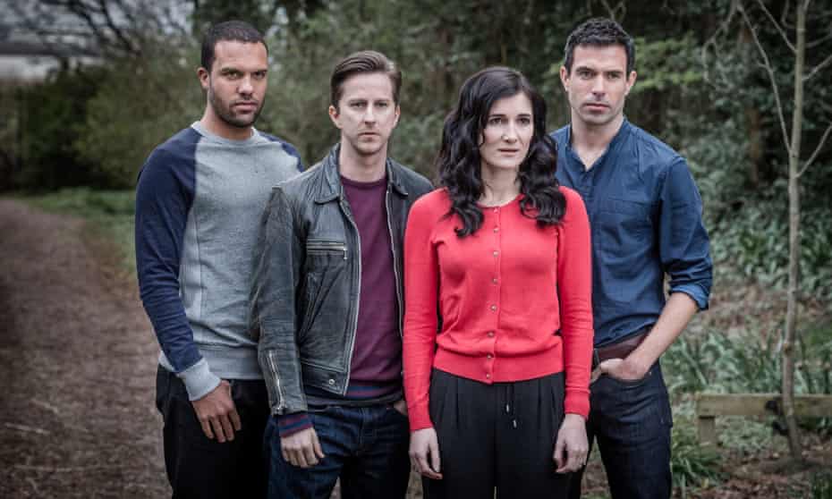 And then there were four … OT Fagbenle, Lee Ingleby, Sarah Solemani and Tom Cullen in The Five on Sky 1.