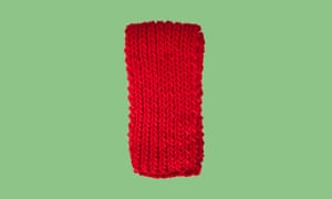 Foulard Chunky Rouge Oiseau