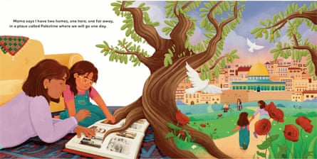 an illustration of a women and child