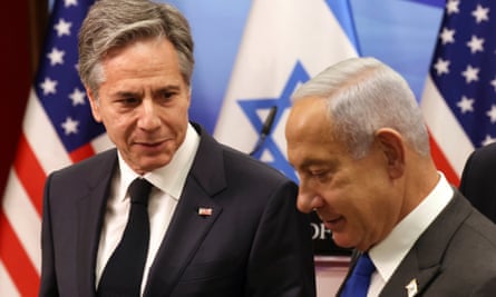 Antony Blinken and Benjamin Netanyahu.