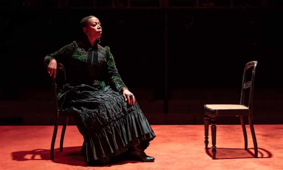 Noma Dumezweni in  A Doll’s House, Part 2 at the Donmar Warehouse.