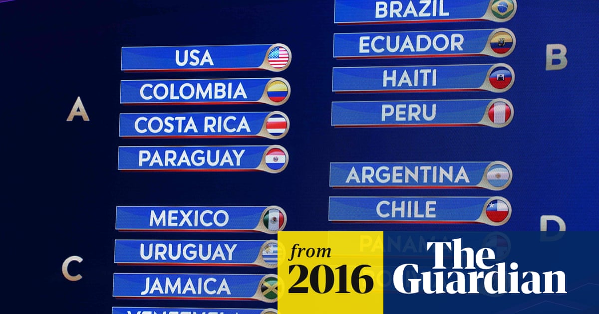 Copa America 16 Draw Usa Face Tough Test Against Colombia And Costa Rica Copa America The Guardian Copa America 16 Draw Usa Face Tough Test Against Colombia And Costa Rica Copa America The Guardian