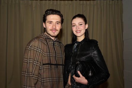 Brooklyn and Nicola pose for a photo
