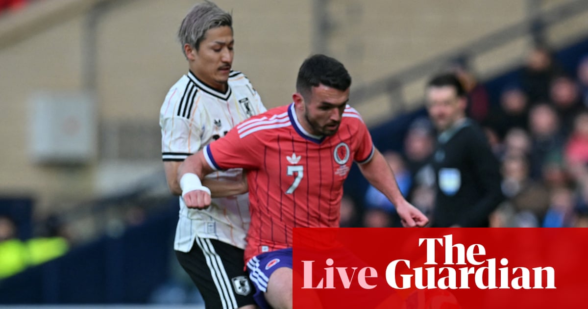 Scotland v Japan: international football friendly – live