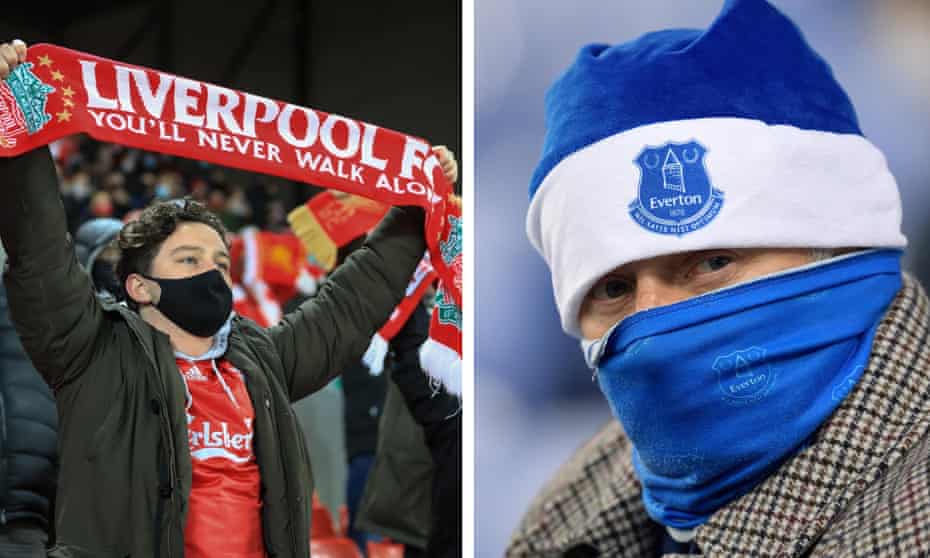 Liverpool and Everton fans can continue to watch Premier League matches in limited numbers at Anfield and Goodison Park.