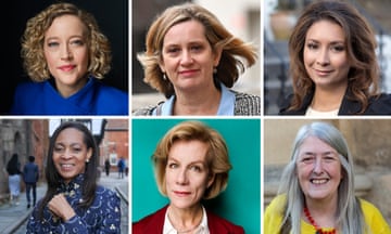 Cathy Newman, Amber Rudd, Ayesha Hazarika, Mary Beard, Juliet Stevenson and Margaret Casely-Hayford
