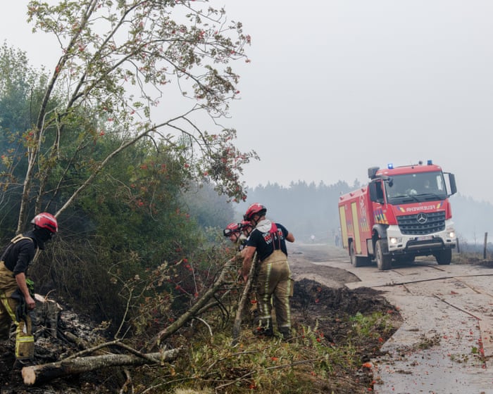 Wildfires rage in France and Greece as Belgium tackles enormous blaze – Europe live