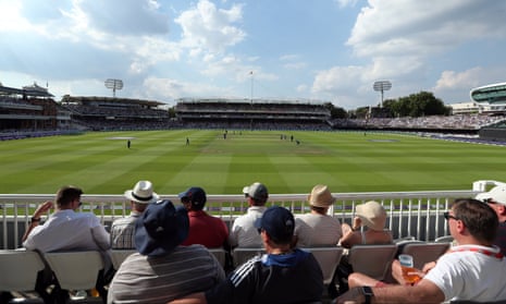 Wisden states Robert Percival threw a cricket ball 140 yards and two feet – approximately the distance between the Tavern Stand at Lord’s (foreground) and the Grand Stand. 