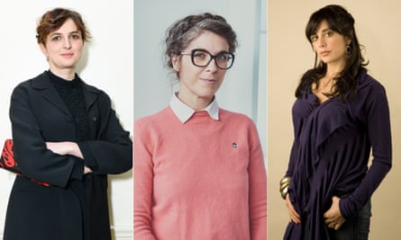 Alice Rohrwacher, Eve Husson and and Nadine Labaki, the three female directors who will compete at Cannes this year.
