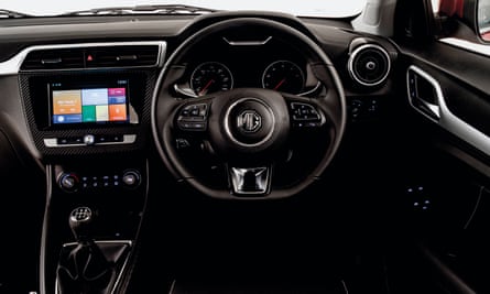 Inside story: the easy to use interior of the ZS, including the intuitive touchscreen