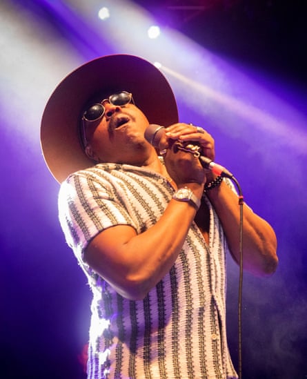 Durand Jones performing in London, September 2022.