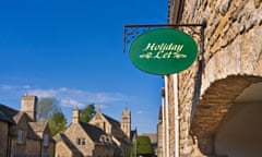Holiday let sign