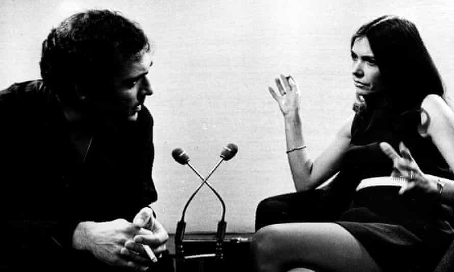 Difficult questions: Joan Bakewell interviews Harold Pinter on Late Night Line-Up.