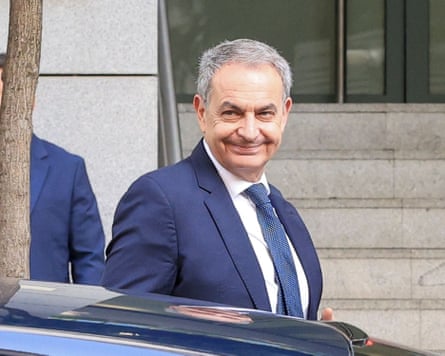 Spain's former socialist prime minister José Luis Rodríguez Zapatero