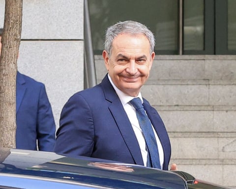 Spain's former socialist prime minister José Luis Rodríguez Zapatero