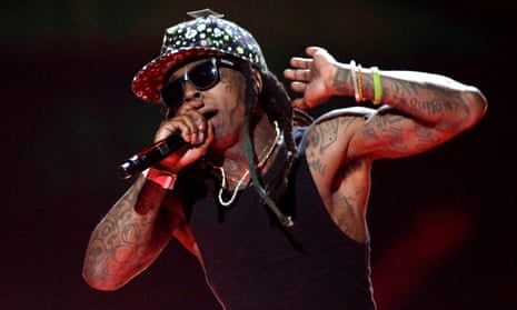 Lil Wayne performs during the 2015 iHeartRadio Music Festival at the MGM Grand Garden Arena in Las Vegas.