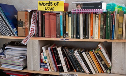 Some of the books in the Jungle’s library