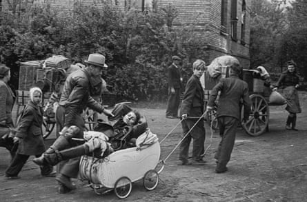 “What goes around in 1941 comes around in 1945”. Suburbs of Berlin, Germany, May 1945