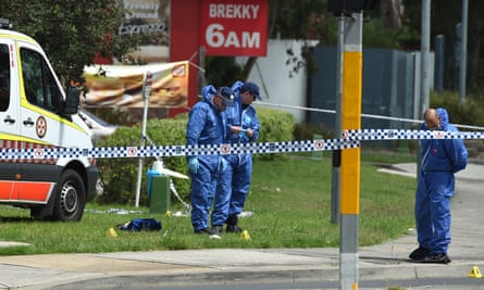 Hungry Jack's shooting: police told woman was wielding large knife, inquest told | Sydney | The Guardian