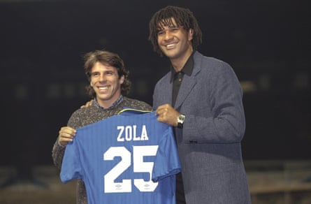 Chelsea sign Gianfranco Zola in November 1996.