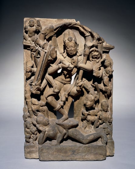 Chamunda dancing on a corpse, Madhya Pradesh, Central India, 800s. ©The Trustees of the British Museum Tantra: enlightenment to revolution (24 September – 24 January 2021) The British Museum